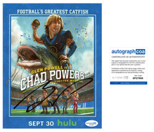 Glen Powell ‘Chad Powers’ Signed Autograph 8x10 Photo ACOA