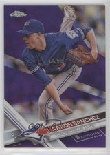 2017 Topps Chrome Purple Refractor 11/299 Aaron Sanchez #44 fm0