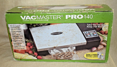 NEW VacMaster Pro 140 Complete Vacuum Sealer System ~ Never Used