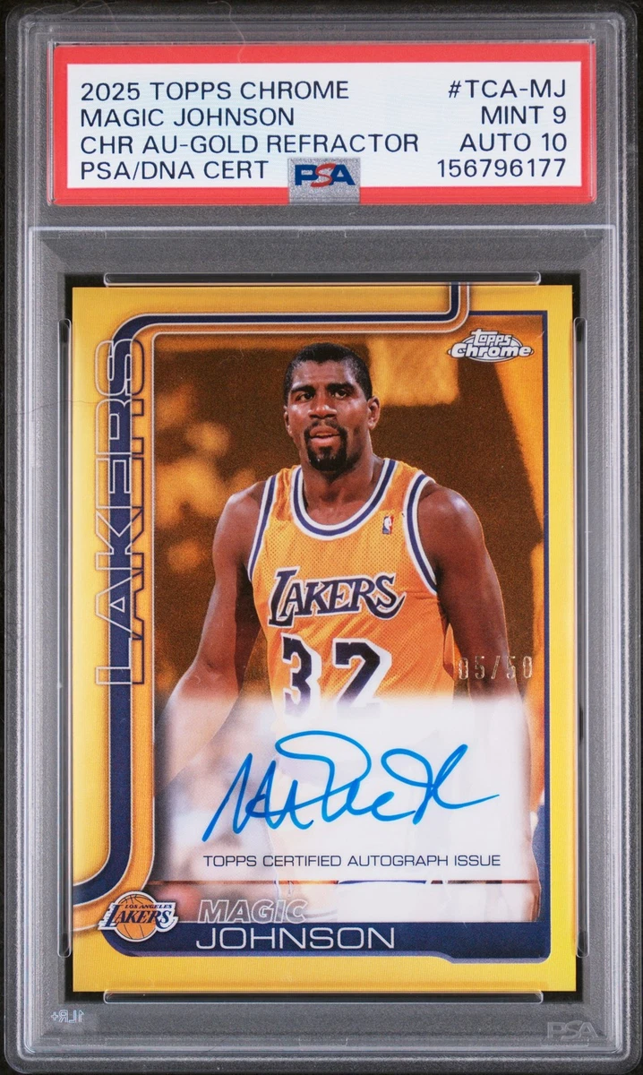 Magic Johnson Professional Sports Authenticator (PSA) Basketball