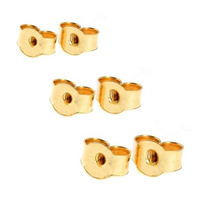 9 kt Gold Schmetterlingsrücken Schnörkel für Ohrstecker klein groß XXL / mehrere Packungen