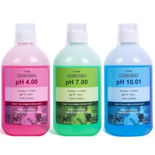 Ph Calibration Solution, 4.00 7.00 & 10.01 Ph Buffer Calibration Solution, Each 