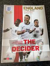 ENGLAND v Poland (World Cup 2014 Qualifier @ Wembley) 2013 - Official programme
