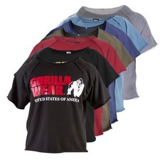 Maglietta Gorilla Wear Classic Allenamento Top Bodybuilding Rag Top Abbigliamento Sportivo Palestra