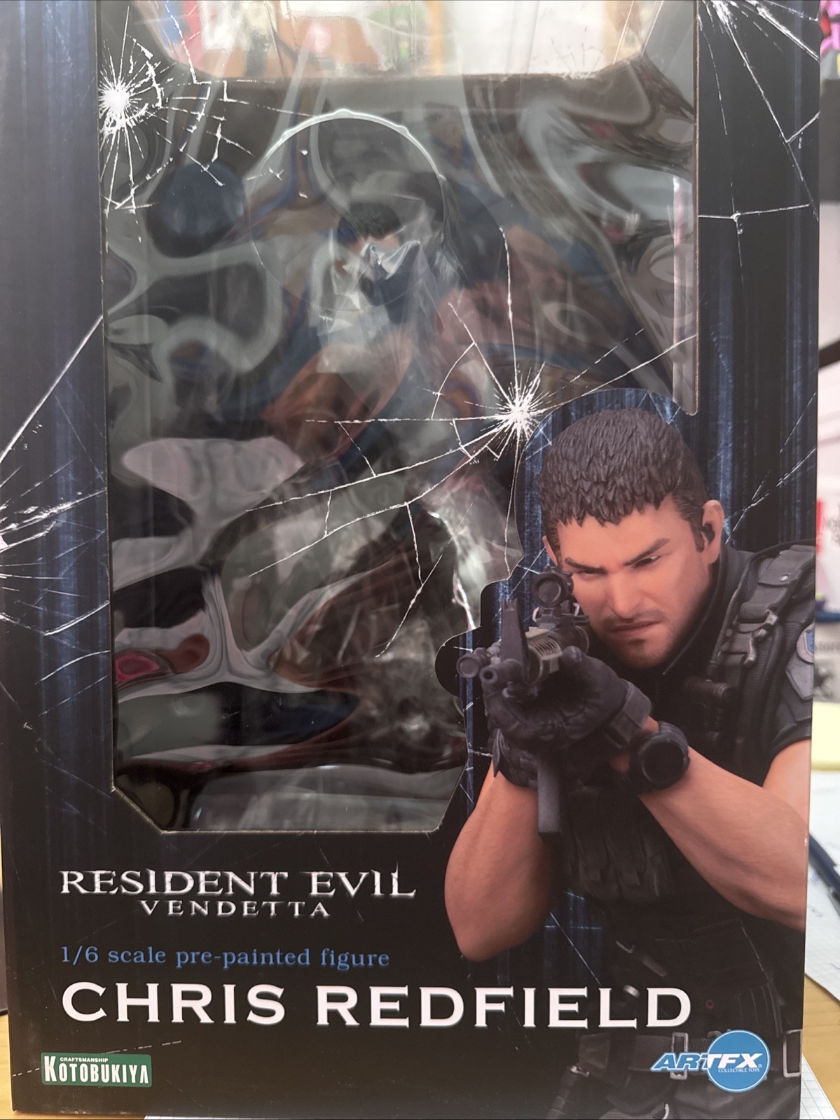 Resident Evil Vendetta Chris Redfield ARTFX Statue Kotobukiya 1/6 Scale Figure