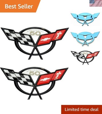 Custom 3D Front and Rear Emblem Set for 1997-2004 C5 Corvette - Easy Install
