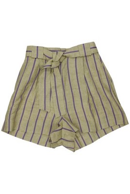 Sandro Shorts Damen kurze Hose Hotpants Gr. 34 (FR 36) Leinen Baumwo... #ot9z52d