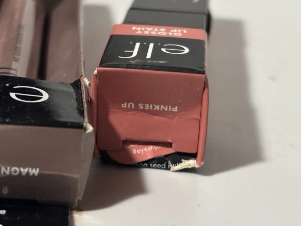 Elf Glossy Lip Stain Pinkies Up 81682 + No Budge Shadow Stick - Image 3 of 4