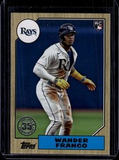 2022 Topps Update 1987 Topps Baseball #87TBU-48 Wander Franco Tampa Bay Rays