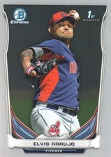 2014 Bowman Chrome Prospects Series 2 #BCP83 Elvis Araujo - BB