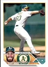 2023 Topps Series 1 - Sam Moll Oakland Athletics #8 (RC)
