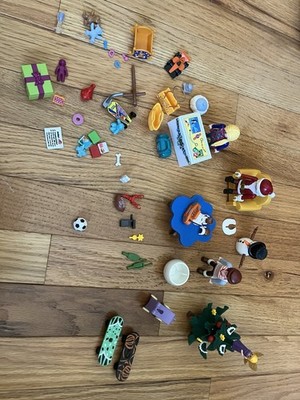 Playmobil Christmas Advent Calendar Lot Santa Toy Shop Figure Accessories Bundle
