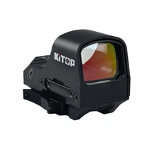 KiTOP K510RM Red Multi-Reticle Sight 2MOA Dot/ 65MOA Circle QD Mount Solar Power