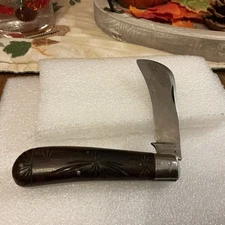 Vintage Cattaraugus Little Valley N.Y. #11057 Hawkbill Knife,used condition