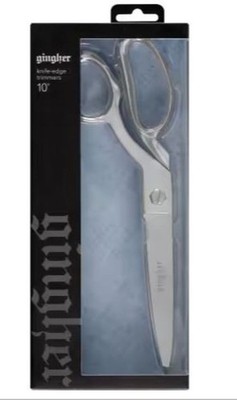 Gingher 10in Knife Edge Bent Scissor # 220540