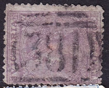 829 Victorian Numeral No 381 Spring Hill Rated RR