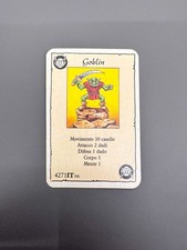MB HeroQuest Games Workshop - 1x Goblin Carta Mostro Card in Italiano HeroQuest