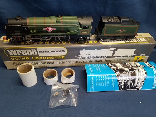 WRENN W2238 B.R GREEN 4-6-2 MERCHANT NAVY CLASS "CLANLINE" #35028 V.N MINT BOXED | Condition: Used