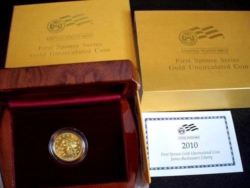 U.S. Gold Spouse James Buchanan's Liberty - UNCIRCULATED