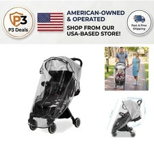 Stroller Rain Cover - Universal Fit with Airf...