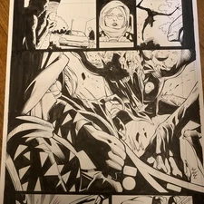 Buffy The Vampire Slayer #9 Page 10 Original by Inker Rick Ketchum Dark Horse