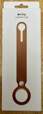 GENUINE Apple AirTag Leather Loop Air Tag MX4A2ZM/A - Saddle Brown NEW OPEN BOX