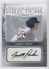 2011 ITG Heroes and Prospects Reflections Silver /5 Jarrett Parker Auto 4p7