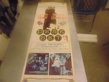 THE DESK SET/ORIG. 14X36 MOVIE  POSTER (SPENCER TRACY/KATHARINE HEPBURN) B336