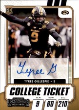2021 Contenders Draft Picks Tyree Gillespie Rookie College Ticket Auto #246
