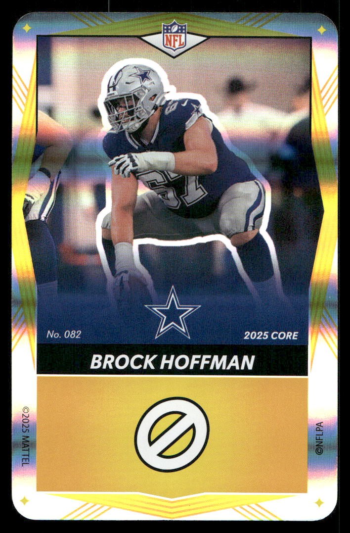 2025 UNO Elite Core Edition - Yellow Foil #082 Brock Hoffman