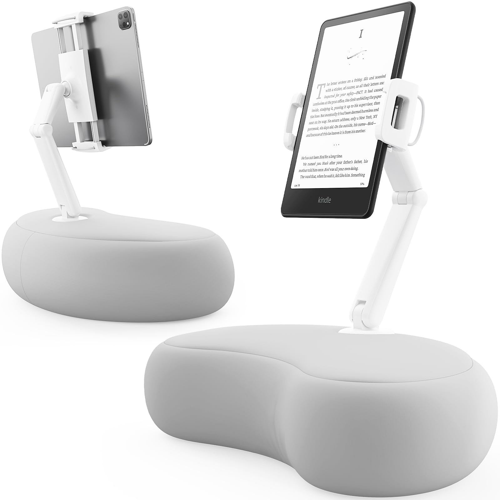 Adjustable Kindle Holder Pillow Stand for Tablets 4.7-15.6 Inch-image