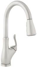 PROFLO PFXC9517 Roystone 1.5 GPM 1 Hole Pull Down Kitchen Faucet - Nickel