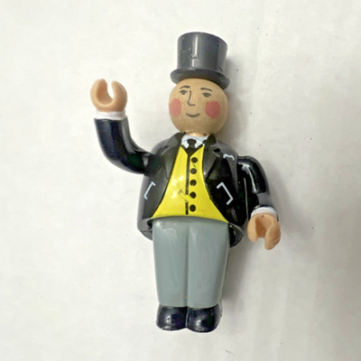 Sir Topham Hatt BRIO Thomas & Friends Fat Controller Figure Black Jacket Top Hat