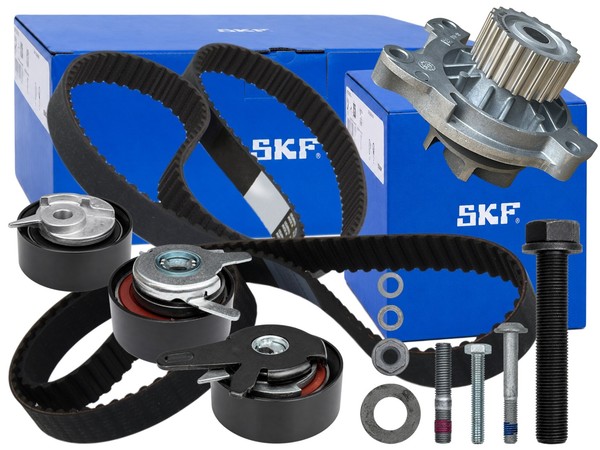 SKF Zahnriemen Satz SKF Wasserpumpe VW LT 28-35 28-46 2.5 SDI / VW T4 2.5 TDI-image