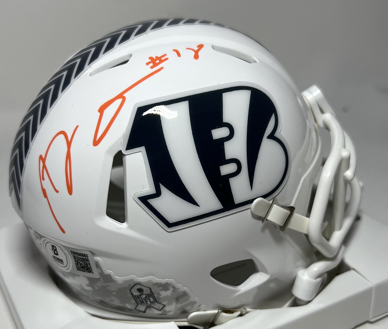 A.J. Green Autographed Signed Cincinnati Bengals Cincy Bengals AJ GREEN Riddell 2024 SALUTE Speed Mini Helmet AUTO - BAS 