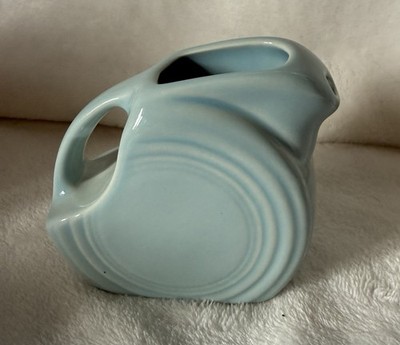 Fiestaware Sky Blue Mini Disk Disc Pitcher 5oz New