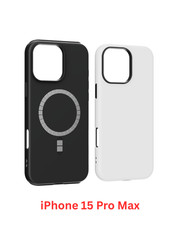 3D Sublimation Heat Press Double Layer MagSafe iPhone Case 15 Pro Max