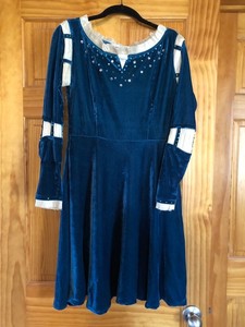 Ice Skating Dance Musical Theater Cosplay Merida Dress AS -- One Size