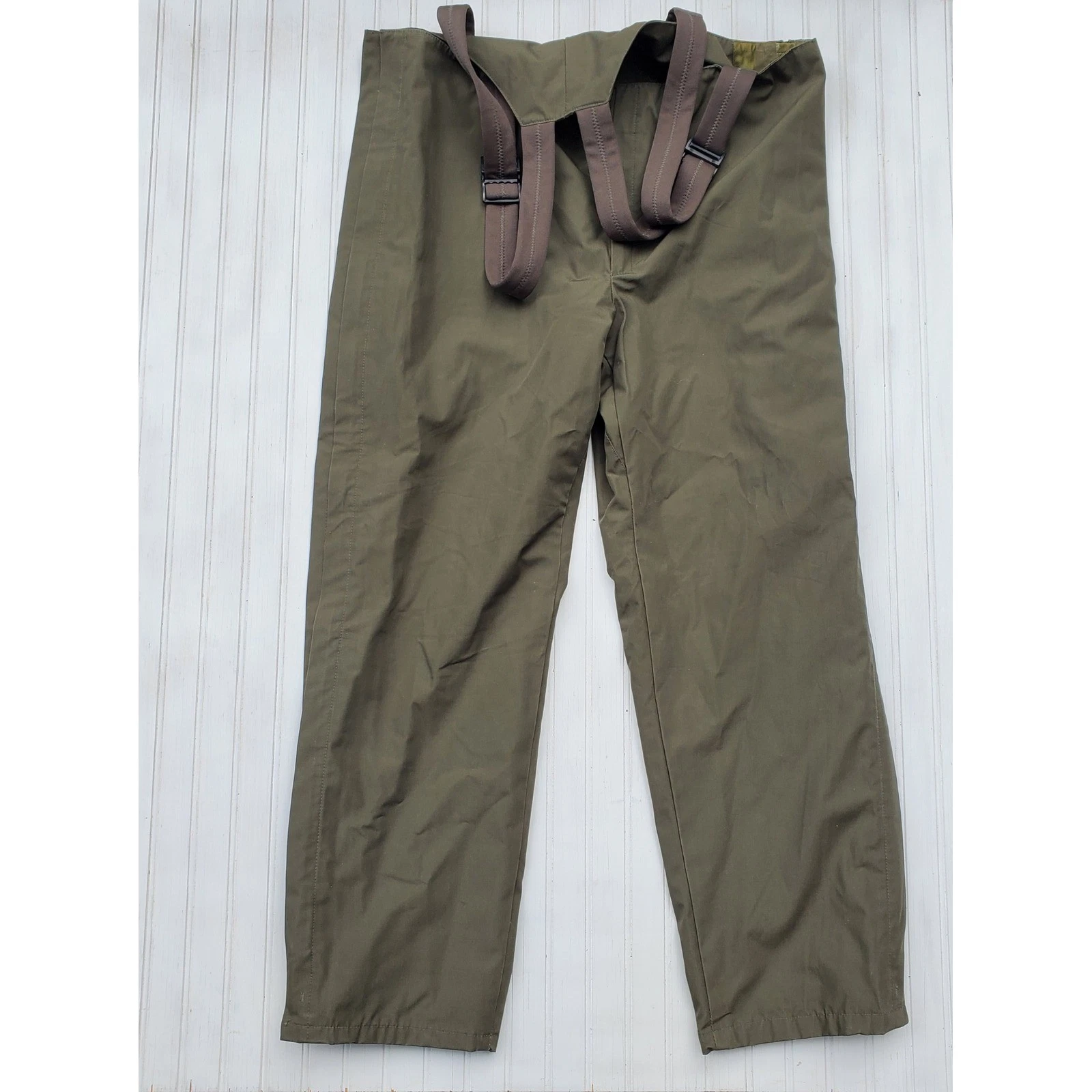Kroyer German Military Gore-Tex Bib Trousers Olive Drab Waterproof Pants