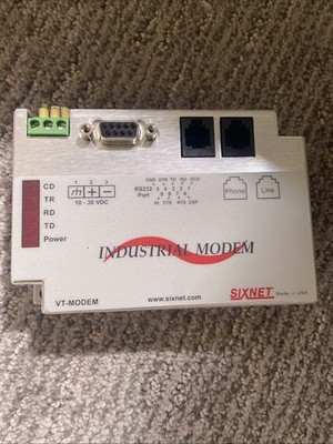 Sixnet VT-MODEM-1 Industrial Phone Modem Rev: 4