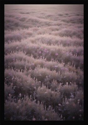 Weiches Farbfeld gerahmtes Wandbild Poster Leinwanddruck Bild