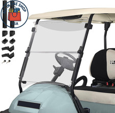 Fold Down Golf Cart Windshield Impact Resistant Anti UV