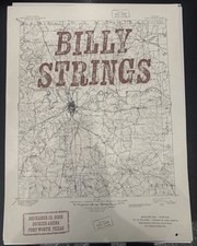 Billy Strings Reg Poster 12/11 Dickies Arena Forth Worth Texas Tim Shaw 2025