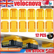 12PCS For Dewalt 20V 60V DCB203 Power Battery Mount Hanger Shelf Storage Holder