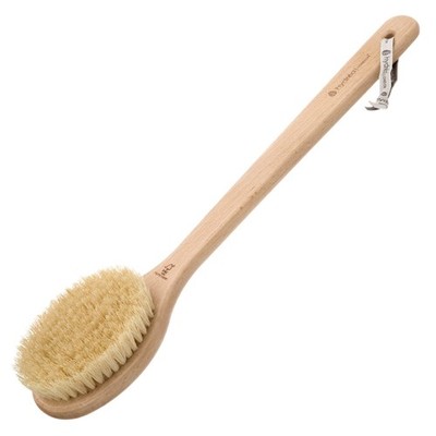 Hydrea London Dry Body Brush ? Langstieliges Peeling trockene Hautbürste mit