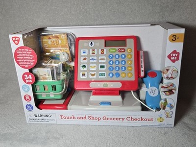 PlayGo Imagine Deluxe Cash Register Touch & Shop Grocery Checkout Play Set New