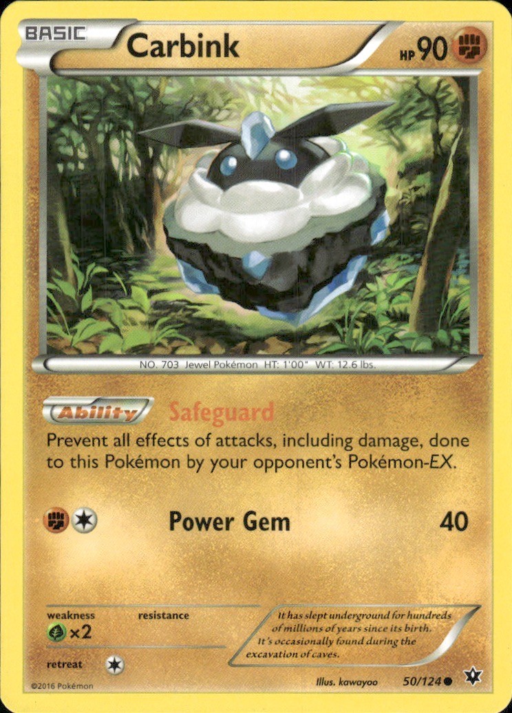 Carbink 50/124 Common Fates Collide Pokemon Lightly Played