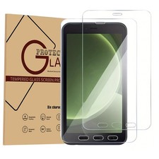 2 Pack Glass Screen Protector For Samsung Tab Active6 8.0" 9H HD Clear