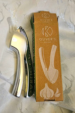 Oliver's Kitchen Garlic Crusher, Press & Mincer + Peeler - Easy Clean
