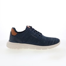 Rockport Jaimson RMJAIMSON Mens Blue Wide Canvas Lifestyle Sneakers Shoes